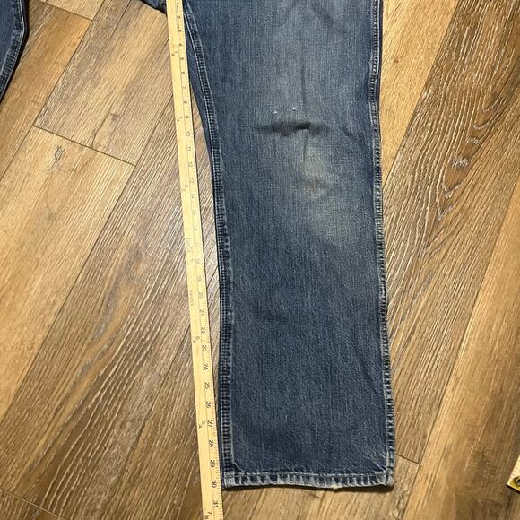 Ariat M3 Jeans Men's 38x32 Athletic Straight Leg Denim Medium Wash Work Western - Picture 9 of 9